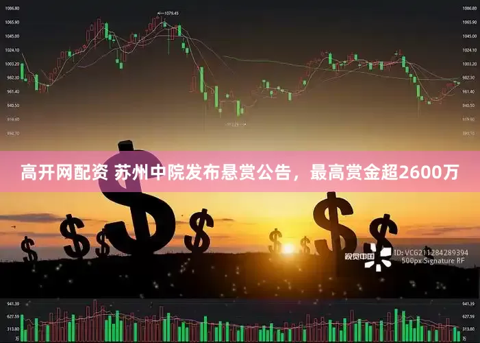 高开网配资 苏州中院发布悬赏公告，最高赏金超2600万